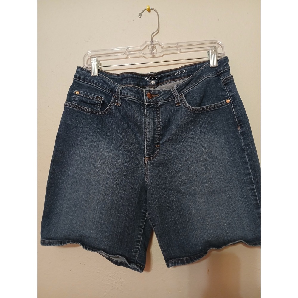 Riders by Lee Mid Rise Denim Shorts Blue Jean Shorts Casual Everyday